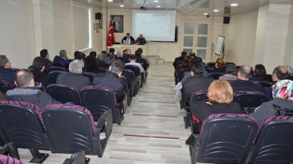 Ortaöğretim Okulları Öz Değerlendirme Toplantısı Düzenlendi