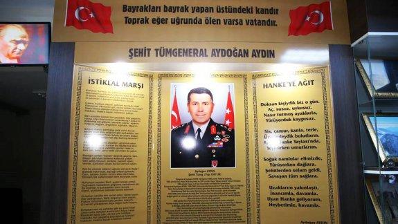 Şehit Tümgeneral Aydoğan Aydın Şeref Köşesi Açılışı Düzenlendi