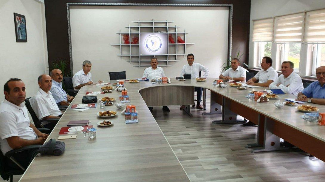 Erbaa'da İlçe Milli Eğitim Müdürleri Toplantısı Yapıldı