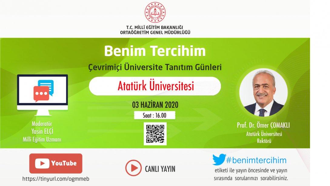 Atatürk Üniversitesi Tanıtım Webinarı