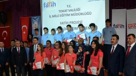 Fatih Projesi Tablet Dağıtım Töreni Yapıldı