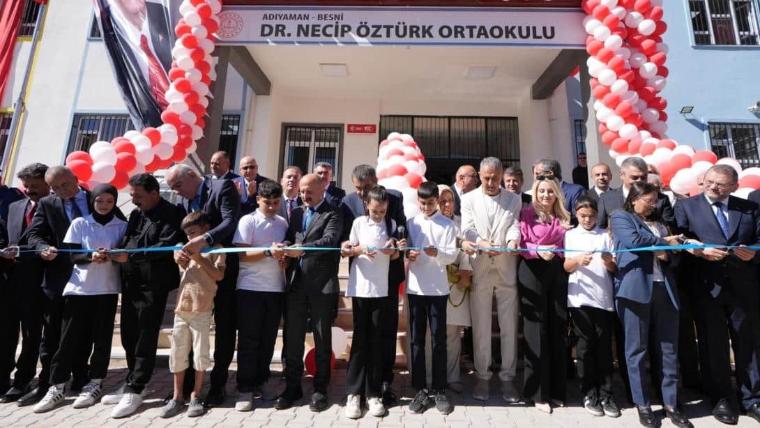 BAKAN TEKİN, ADIYAMAN'DA OKUL AÇILIŞINA KATILDI